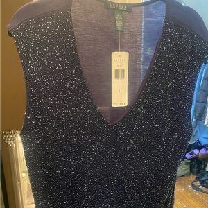 NWT RALPH LAUREN SEQUIN TOP